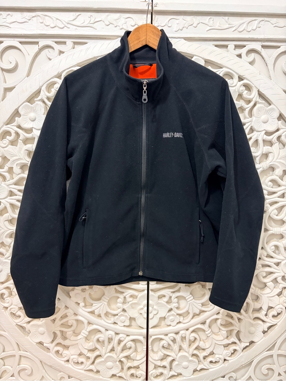 Harley-Davidson Windstopper Black Fleece Jacket Full Zip Women’s XL